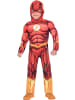 amscan Flash Kostüm für Kinder Jungen 6-8 Jahre Größe 128