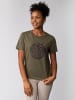 wat? Apparel T-Shirt Don't overthink it in Khaki