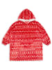Threadbare Poncho THB Kids Xmas Oversized Poncho Comet in Red