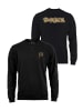 Cotton Prime® Street Art Sweatshirt "Bangkok" - Weltenbummler Kollektion in Schwarz