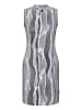 Carlo Colucci Sommerkleid Deola in Schwarz / Graumelange