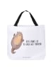 Mr. & Mrs. Panda Reisetasche Otter Umarmen mit Spruch in Weiß