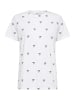 SAINT TROPEZ T-shirt JoshaSZ Gerade Passform in Black Beauty Bow Print
