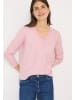 Cecil Cosy short V-neck in Blossom Glow Melange