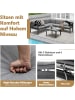 COSTWAY Lounge-Set für 4-5 Personen in Grau
