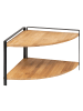 5five Simply Smart Eckarbeitsplattenregal in schwarz