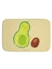Mr. & Mrs. Panda Badezimmerteppich Avocado Kern rollt ohne Spruch in Gelb Pastell