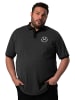Men Plus Poloshirt in anthrazit melange