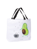 Mr. & Mrs. Panda Henkeltasche Avocado Tanzen ohne Spruch in Weiß