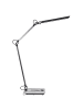 Beliani Büroleuchten AQUILA in Silber/Schwarz - (W) 20 x (H) 107 x (L) 20 cm