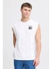 !SOLID Rundhalsshirt in Weiß