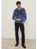 Bruno Banani Strickpullover in blau meliert