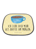 Mr. & Mrs. Panda Sonnenschutz Auto Kaffee Tasse mit Spruch in Gelb Pastell