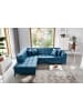 MF Design Lenny Recamiere Links in Blau -  (L) 210 x (B) 260 x (H) 93 cm