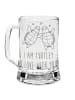 Mr. & Mrs. Panda Bierglas Schildkröten Paar mit Spruch in Transparent