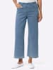 Sieh an! 7/8-Jeans in blue-bleached + koralle