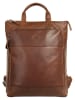 piké Rucksack echt Leder in braun