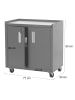 MCW Rollschrank O52, Dunkelgrau