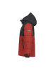 Icepeak Louin Winterjacke mit Kapuze und Schneefang in schwarz-rot
