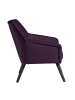 others SESSEL Kachka Bezug Samtvelour Buche schwarz / purple