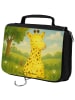 Mr. & Mrs. Panda Toiletry Bag Giraffe Zufrieden Design ohne Spruch in Weiß