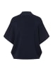 More & More moderner, weiter Cape-Pullover in classic blue