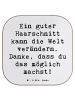 Flaschenuntersetzer Spruch Friseur Wunder mit S... in Weiß