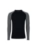 DANISH ENDURANCE Thermounterhemd Merino in black/dark grey