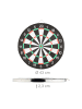 relaxdays Dartscheibe X2 in Schwarz/Weiß Ø43 cm