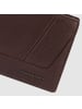 Piquadro Carl Geldbörse RFID Schutz Leder 12.5 cm in dark brown