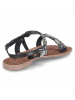 Lazamani Sandalette in schwarz
