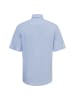 Nils Sundström Freizeithemd mit Leinen-Anteil in hellblau