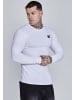 SikSilk Langarmshirt Essentials in White