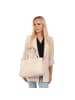 Toscanto Leder Handtasche Toscanto Tasche beige ca. 35cm