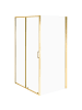 Beliani Duschkabine LANGUI in Gold - (W) 120 x (H) 190 x (L) 90 cm