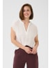 Kaffe Kurzarm-Bluse KAanja Regular fit in Chalk