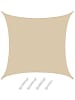 AMANKA Sonnensegel White Sands 700 x 700cm in beige