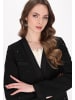 DreiMaster Women Coat in black glitter