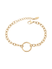 faina Women Cable Chain Link Bracelet in Gold