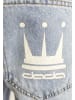 DADA Loose Jeans mit Logodruck Minimal Baggy Pants in Hellblau