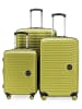 Hauptstadtkoffer Mitte - Kofferset 3 Trolleys Erweiterung Hartschale Gepäck-Set in Farn