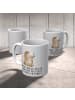 Mr. & Mrs. Panda Kaffeetasse Bär Seifenblasen mit Spruch in Grau Pastell
