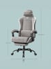 SONGMICS Gaming-Stuhl Cathy in Grau - (B)70 x (H)133 x (T)70 cm