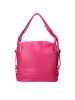 Viola Castellani Konvertierbare Schultertasche zum Rucksack in FUXIA