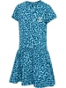 Hummel Kleid S/S Hmlflowy Aop Dress S/S in BLUE CORAL