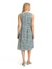 Vera Mont Sommerkleid tailliert in White/Dark Green
