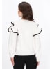 faina Women Sweater in white black