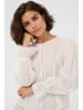 Kaffe Langarm-Bluse KAclaris Regular fit in Chalk