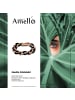 Amello Armband Edelstahl 333er Rosegold vergoldet, Keramik ca. 18cm Panzer