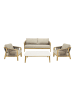 ebuy24 Lounge-Set Frigg Taupe 110 x 60 cm